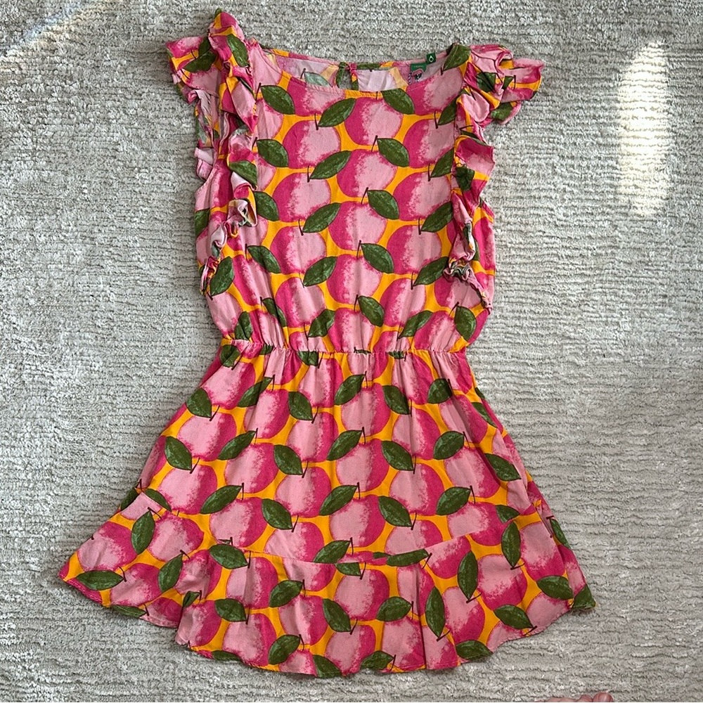 Farm Rio Apple Ruffle Dress